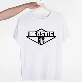 Vīriešu Beastie Boys Hip Hop Mūzikas T Krekls Hipster T-krekls O-veida Kakla Īsām Piedurknēm Vasaras Gadījuma Modes Unisex Vīriešu un Sieviešu Tshirt