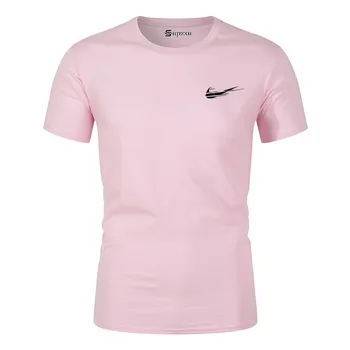 Vīriešu Vasaras 3D T-Krekls Gadījuma Lielu Izmēru Modes tīrtoņa Krāsu Logo Sporta Vīriešu Un Sieviešu O-veida Kakla Īsām Piedurknēm Vīriešu T-Krekls
