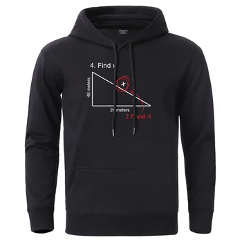 Vīriešu Ziemas Džemperi Vilnas pelēkā vārna es atklāju, ka Vienkārša Matemātika Cilvēks Streetwear Hoody sporta Krekls 2020 Vīriešu Pavisam Mīksti Džemperi