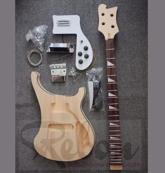 Weifang Rebon Ricken nepabeigtu DIY elektriskās basa ģitāras komplekts ar melnu Saistoši