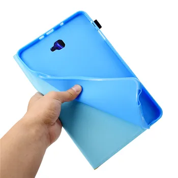 Wekays Samsung Galaxy Tab A6 A 2016 10.1 T585 T580 T580N T585N Karikatūra Panda Ādas Būtiska Cover Case Samsung Tab 6 A6