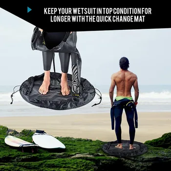 Wetsuit Mainās Mat Apģērbu Uzglabāšanas Soma Mainot Drēbes uz Beach &Waterproof Sausās Maiss Peldkostīmu &Aukliņu Surf Soma Sērfotājiem