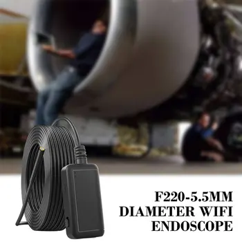 Wifi 5.5 Mm Rokas Endoskopu Borescope Video Inspekcijas Fotokameras Portatīvo Endoskopu Grūti Līnija Kameru F220