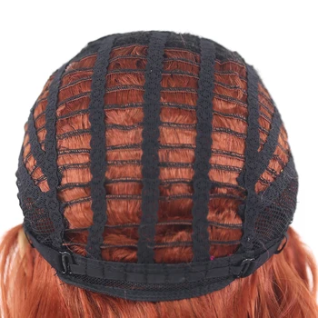 X-pīne, Ombre Krāsu Sintētisko Matu Parūkas Sievietēm Dabas Viļņu Plecu Garums Bob Parūkas 1B/350 Krāsu karstumizturīgs Hairpiece