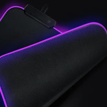 XGZ Spēļu Pele Spilventiņu RGB Liels Spēlētājs, peles paliktnis USB LED Apgaismojums Pretgaismas Datoru Mat Gumijas Tastatūra Galds CSGO