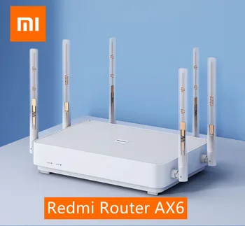 Xiaomi Redmi Maršrutētāju AX6 Wifi 6 6-Core 512M Atmiņas Acs Mājas IoT 6 Signāla Pastiprinātājs 2.4 G 5GHz 2+4 PA Auto Pielāgots Dual-Band OFDMA