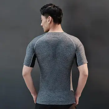 Xiaomi Zenph Vīriešu SensElast Augstas Elastības Sporta Kompresijas Vienmērīgu vēsa Īsām piedurknēm Fitnesa vīriešu vasaras sporta Krekls Smart
