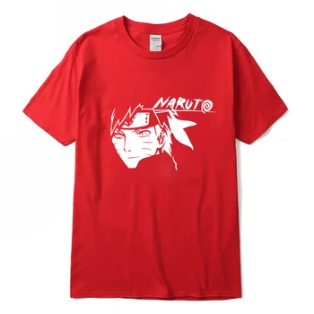 XIN YI Vīriešu T-krekls Top Quality kokvilnas Vīriešu, Sieviešu T-krekls Topi Kawaii naruto T atdzist brīvs T-krekls Anime, Manga Tee Krekls