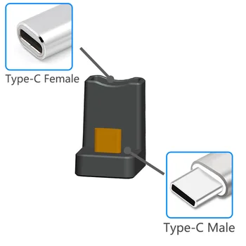 XT-XINTE 90 Grādu USB C C Tipa Sieviešu un Vīriešu Adapteris USB-C USB 3.1 Tipa C Paplašinājuma Adapteris for Laptop & Tablet & Mobilais Tālrunis