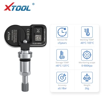 XTOOL TS100 Riepu Analīze Sensori 433 MHz līdz 315 MHz Sensori strādā ar TP150 un TP200 Vairāk izturīgas un Labākas Kvalitātes