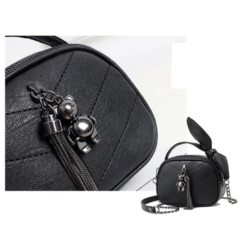 YBYT modes kniežu mini messenger somas sievietēm augstas kvalitātes ādas somas maku pušķis ķēdes sieviešu plecu soma crossbody