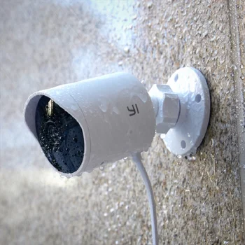 YI Novērošanas Kameru Bullet WiFi IP Āra Kamera, Ar SD Kartes Slots & Mākonis Bezvadu Ūdensizturīgs Drošības Uzraudzības Sistēmas