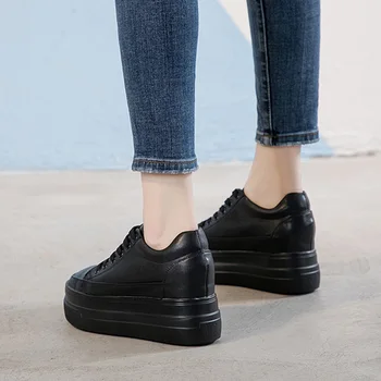 Yiluan Ādas palielināt sieviešu kurpes muffin apakšā ikdienas apavi 2019. gada rudenī jaunā versija savvaļas modes sieviešu kurpes apavi