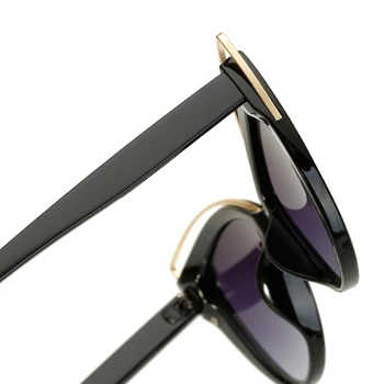 YOOSKE Seksīga Kaķu Acu Saulesbrilles Sieviešu Modes Zīmola Dizaina Slīpums Saules Brilles Toņos Dāmas Brilles UV400