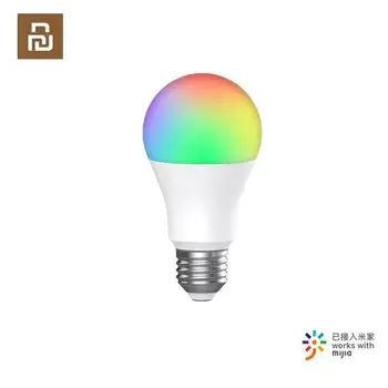 Youpin Inncap LED Spuldzes Krāsains 7.5 W E27 Regulējamas, RGB, Silti Balta Gaismas WiFi Savienojuma xiaomi mi mājās Mijia
