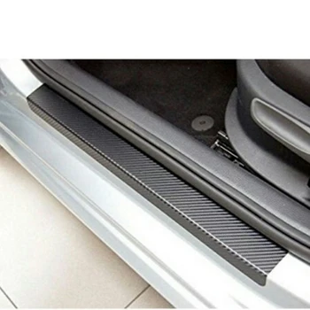Youwinme 4gab Auto Durvis, Palodzes Oglekļa Šķiedras Izskatās Uzlīmes Protecter Pretnodiluma Doorsill Segtu Anti Scratch Universal Car Styling Decal