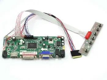 Yqwsyxl Kontroles padomes Monitoru Komplekts LP140WH4-TLA1 LP140WH4 HDMI+DVI+VGA LCD LED ekrānu Kontrolieris Valdes Vadītāja