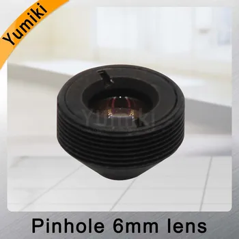 Yumiki infrasarkano nakts redzamības kamera 1.3 MP pinhole objektīvs 6mm F2.0 vītni M12 CCTV lens par novērošanas kameru