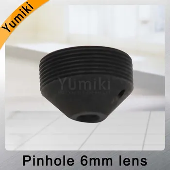 Yumiki infrasarkano nakts redzamības kamera 1.3 MP pinhole objektīvs 6mm F2.0 vītni M12 CCTV lens par novērošanas kameru
