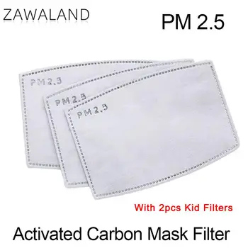 Zawaland Bērniem, Pretvēja Āra Maskas Atkārtoti Maskēties Sejas Maska Aizsardzības PM2.5 Muti Maska ar 2 Filtriem