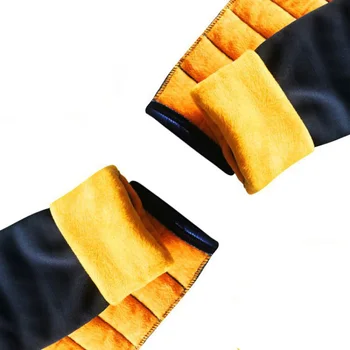 Ziemas double-sided uz leju kokvilnas bikses biezāka sievietes valkā augsta vidukļa zīmuli bikses pretvēja siltas ziemas bikses