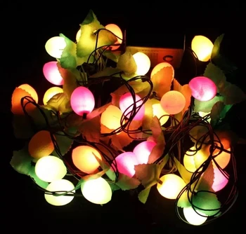 Ziemassvētku Puse Apdares Apgaismojums Virknes Festivāls Gaismas Augļu Lampas String Pasaku Gaiši Ziemsvētki Koks Lampas Dekoru Ar Plug 3M