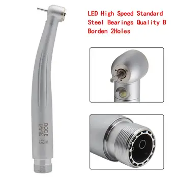 Zobu LED ātrgaitas Handpiece Self-powered, Gaisa Turbīnas Standarta Push Bordena/Midwest 2/4Holes Kārtridžs/Rotora BODE