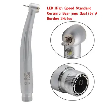 Zobu LED ātrgaitas Handpiece Self-powered, Gaisa Turbīnas Standarta Push Bordena/Midwest 2/4Holes Kārtridžs/Rotora BODE