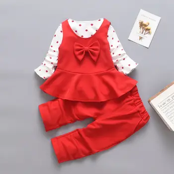 ZWY746 Pavasara Rudens Jaundzimušais Meitene Apģērba Komplekts Bērniem Tracksuit Iespiests T-krekls+Casual Bikses 2GAB Bērnu Drēbes Uzvalku