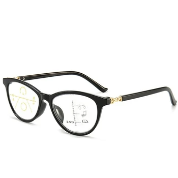 ZXTREE +1.0+1.5+2.0+2.5+3.0+3.5 Pakāpeniski Multi-focus Lasīšanas Brilles Sievietēm Metāla Anti-Blu-ray Pilna Kadra režīmā, Lasīšanas Brilles ZN29