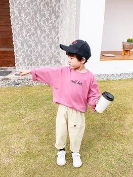 Zēnu Bikses Jūra Bērniem Gadījuma Bikses Bērnu korejiešu Versiju, Džinsi Bērnu Zēns Rietumu Stila 
