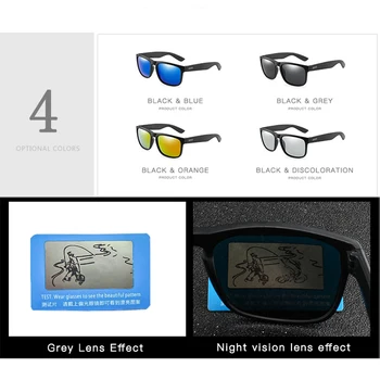 Zīmola Dizaina Retro Polarizētās Saulesbrilles, Vīriešu Braukšanas Toņos Vīriešu Vintage Kvadrātveida Saules Brilles Vīriešiem Oculos Brilles Gafas UV400