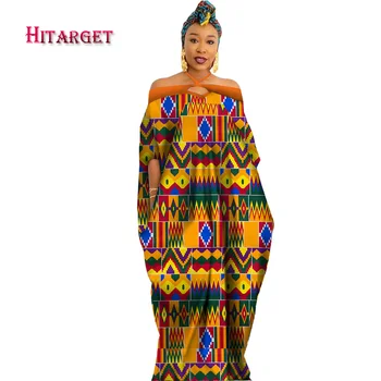 āfrikas kleitas sievietēm Dāmas gadījuma ar kabatas danshiki Zaudēt stila kleita āfrikas drēbes sievietēm, customizable WY3913