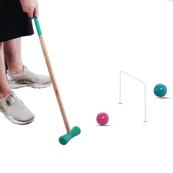 Āra Terases Kroketu-Set Goalball kroketu mācību kombināciju kopumu, klubi, bērnu rotaļlietas āra Rotaļlietas, sporta